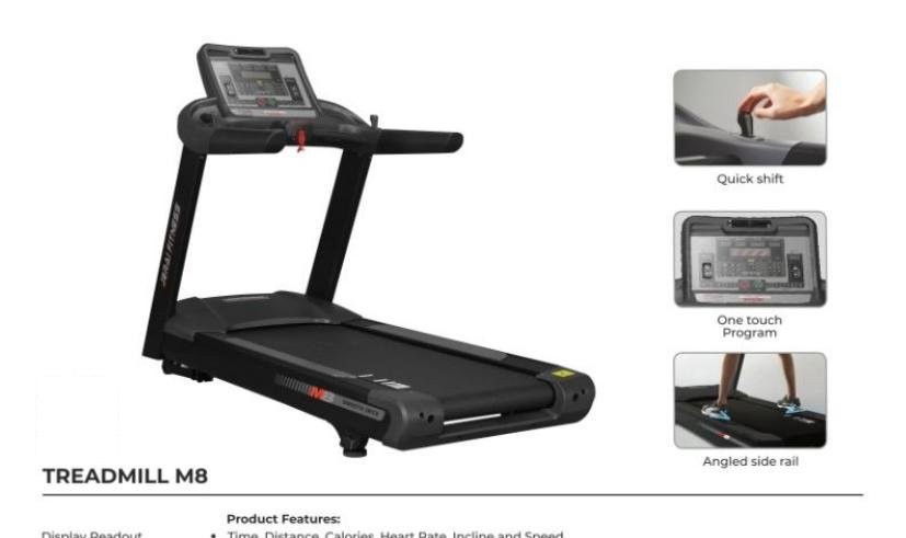 TREADMILL M8