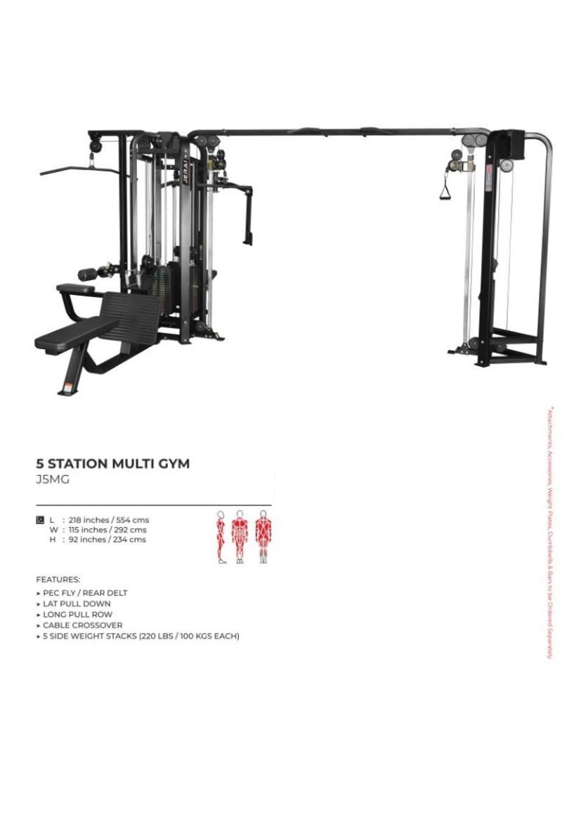 5 STATION MULTI GYM