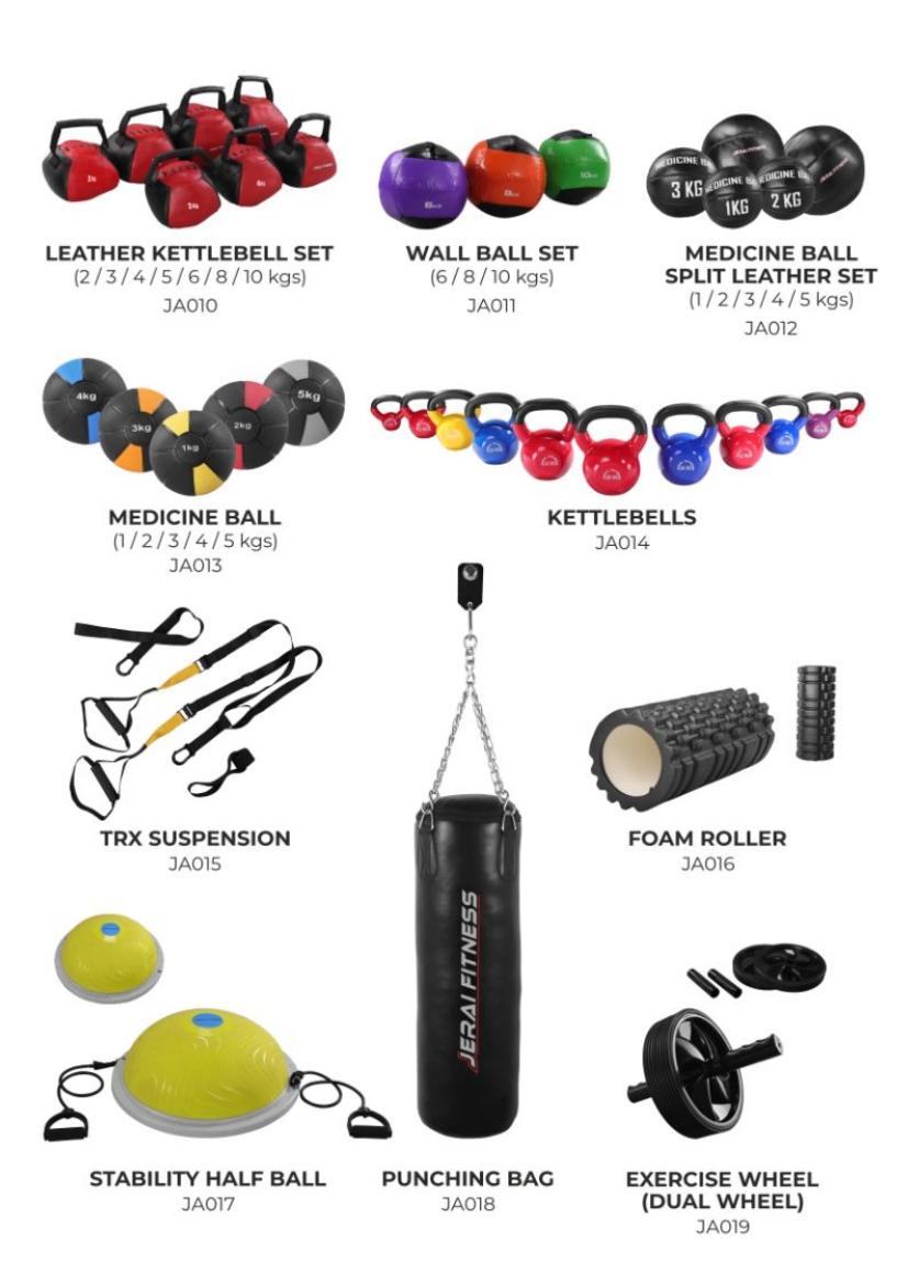 LEATHER KETTLEBELL SET